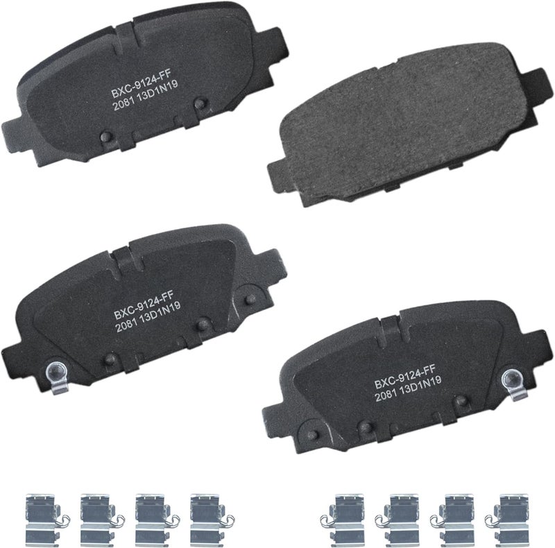 Bendix Premium SBC2081 Ceramic Rear Brake Pads for Jeep Compass 2023-2017 - Image 1